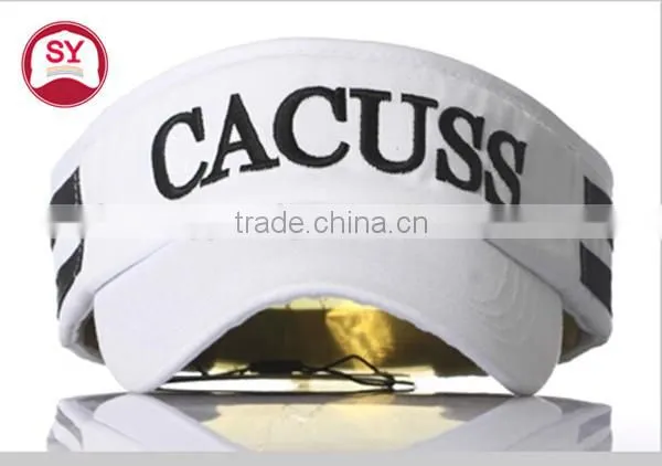high quality custom embroidery car sun visor