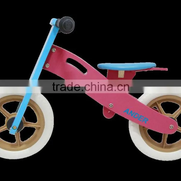High Grade ANDER Produce Childrens Wooden Balance Bikes