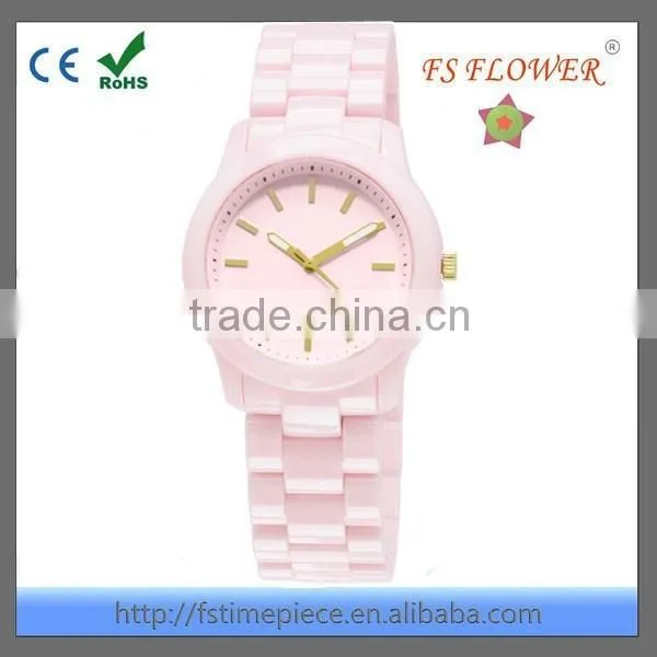 FS FLOWER - Black Ceramic Watch With Sapphire Crystal and Classic Design photo-4