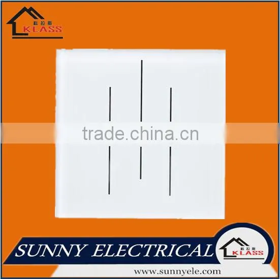 High Quality 3 Gang Touch Screen Light Switch Manufacturer