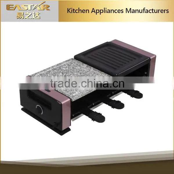 Raclette Grill - Half Aluminum Die-casting Plate With Half Stone Plate 1300W photo-4