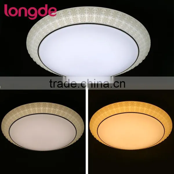 22W Color Changeable PMMA Cover LED Ceiling Lamp With for Home