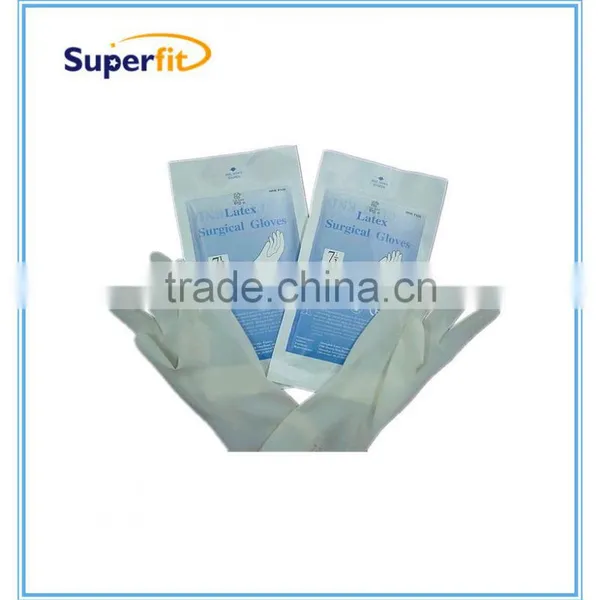 Medical Powered Sterile Latex Surgical Gloves photo-2