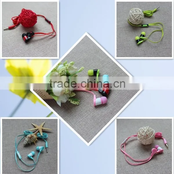Earphones For Mobile,Colorful Earphones ,Flat Cable Earphone. photo-5