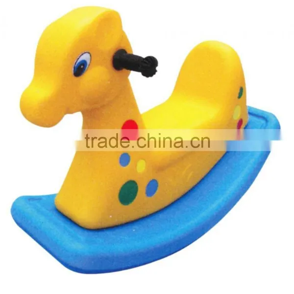 Double-color Children Plastic Elephant Rocking Horse photo-3