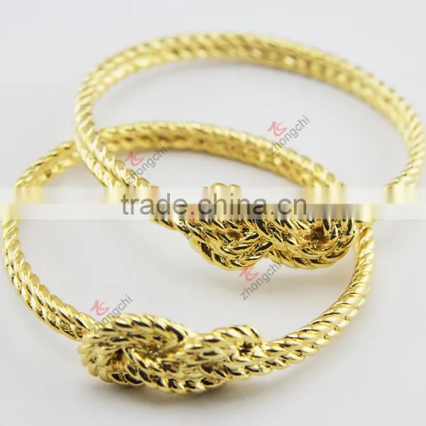 New Alloy Silver Color and Gold Color Bangle Bracelet photo-2