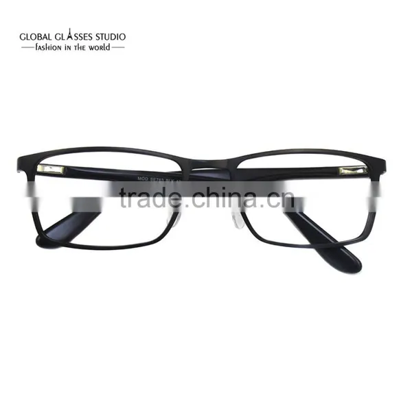 Simplicity Design Rectangle Eyeglasses Full Rim Optical Frame for Men Metal Eyewear Spectacle Glass SE763 photo-2