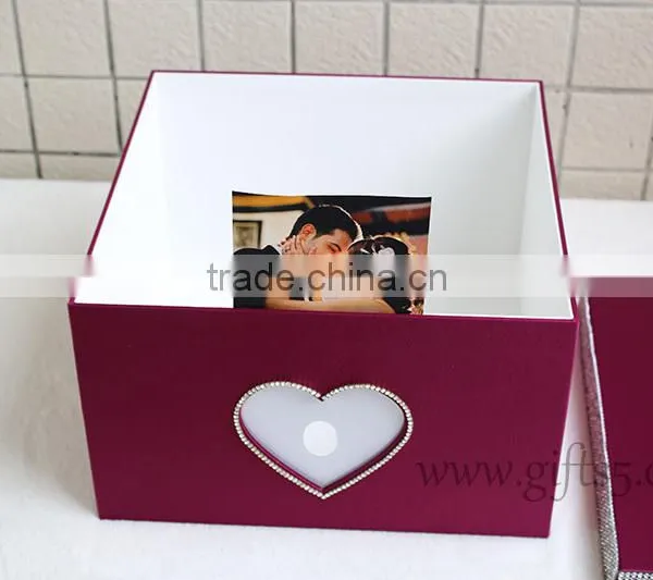 High Quality Wedding Card Box With Photo Frame / Event Card Boxes photo-3