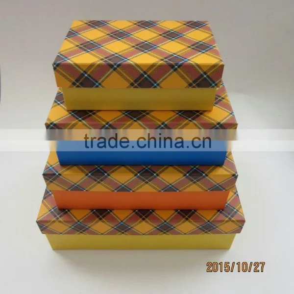 Rectangular Elegant Paper Gift Box Set With Ribbon photo-6