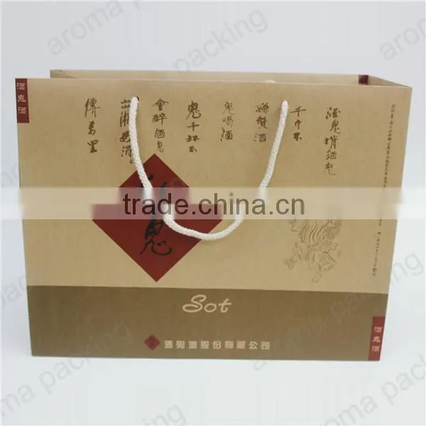 Wholesale Eco-friendly Luxury Black Paper Handbag of New Design for Gift photo-6