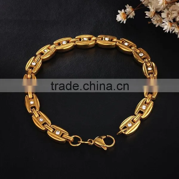 Fashion Vitality Alloy of Gold Bracelet photo-3