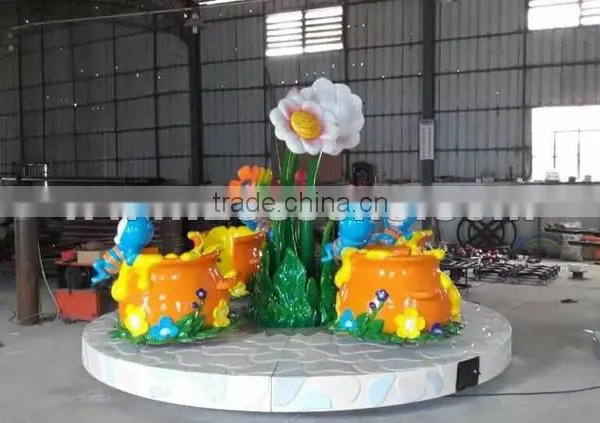 Hot Sale New Amusement Park Equipment Outdoor Playground Equipment Honey Pot Merry go Round Kiddie Ride photo-6
