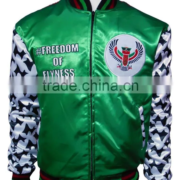 Sublimation Varsity Jackets/ Sublimation Printed Bomber Jackets/ Baseball Varsity Jackets With Custom All Over Printed, Design photo-2