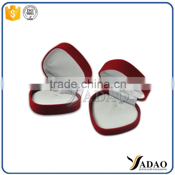 Heart Shape Velvet Packaging Box Suppliers photo-3