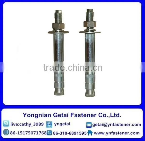 Mechanical Anchor Bolts, Grade 4.8 8.8, Hot Dip Galvanizing Carbon Steel DIN935 DIN937 photo-2