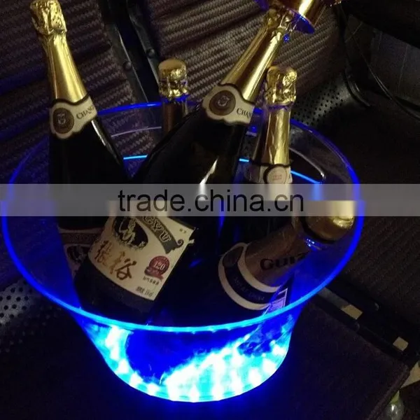 New Led Plastic Acrylic Champagne Ice Bucket for Party photo-2