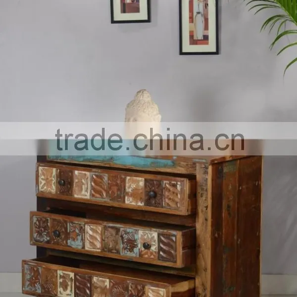 Recycled Wood Drawer Chest