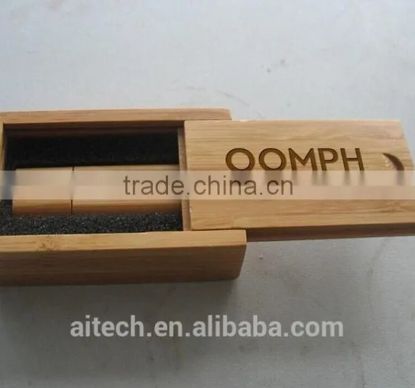 Fashion Design Promotional Gift Custom Logo Wedding Gift Wooden Usb Flash Drive With Box photo-3