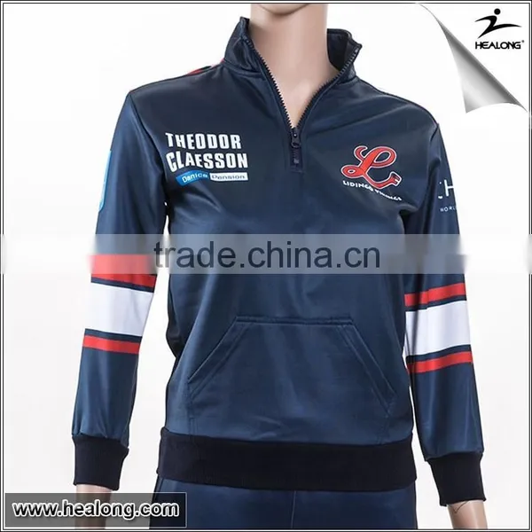 2015 Hot Sales Half-zip Cheap Custom Tracksuit for Women photo-3