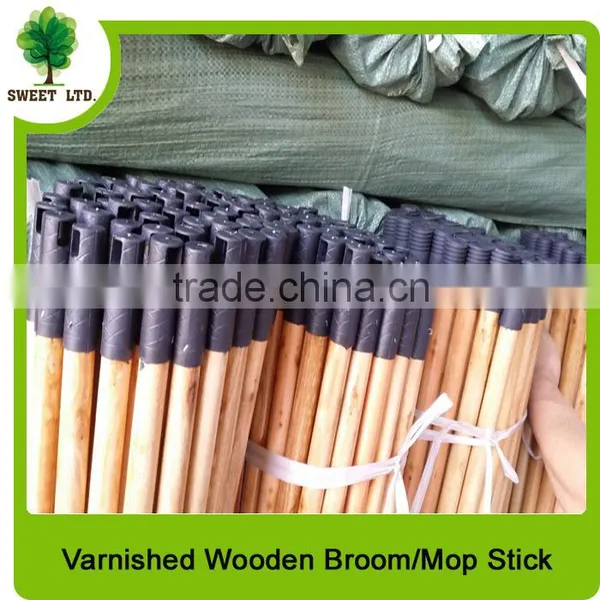 Italian Screw Varnished Wood Broom Stick With Factory Price photo-3