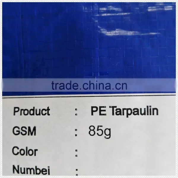 Polyethylene Tarp / Plastic Tarp for Tent Fabric / Plastic Roof Tarp Sheets