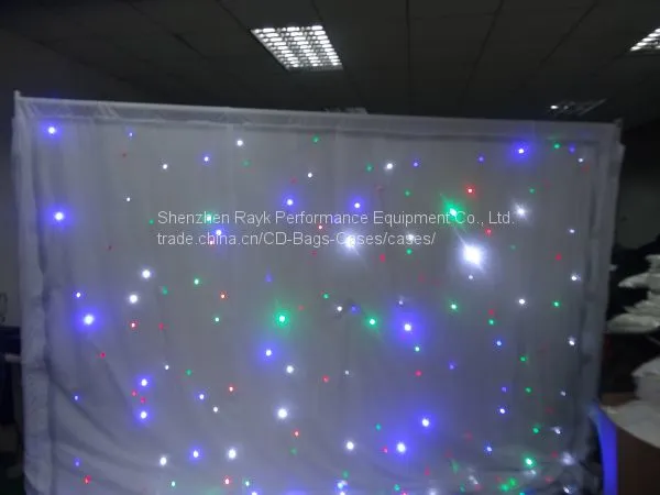 RGB Many Colors Star Curtain LED Star Cloth for DJ LED Backdrops photo-2