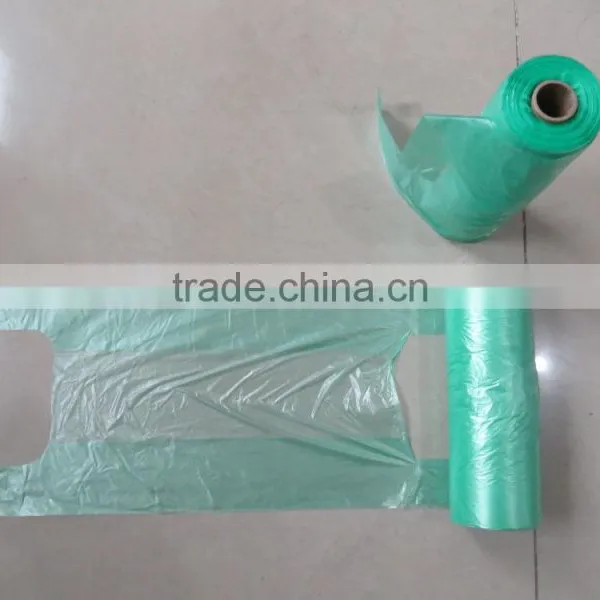 Hdpe Natural T-shirt Bags on Roll photo-2