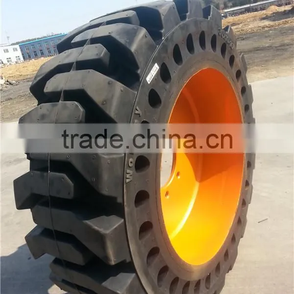 Bobcat Solid Skid Steer Tires 12x16.5 12-16.5 Rim With Good Quality photo-3