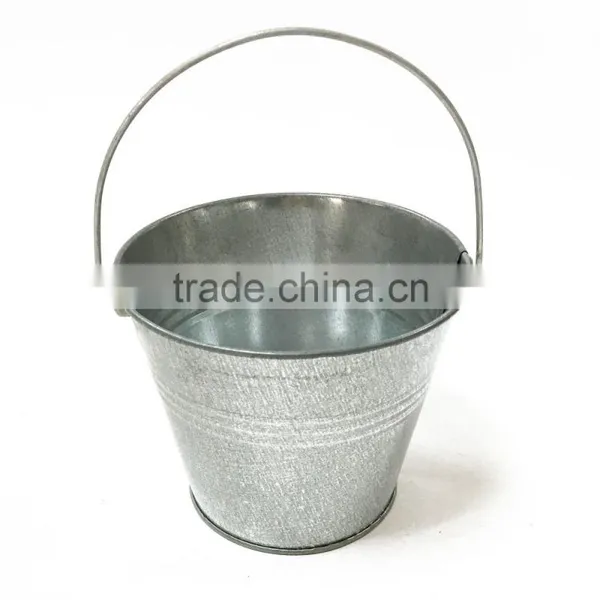 Paint Pail,round Bucket Wedding Tin Gift Box Tin Case Saving Box photo-5
