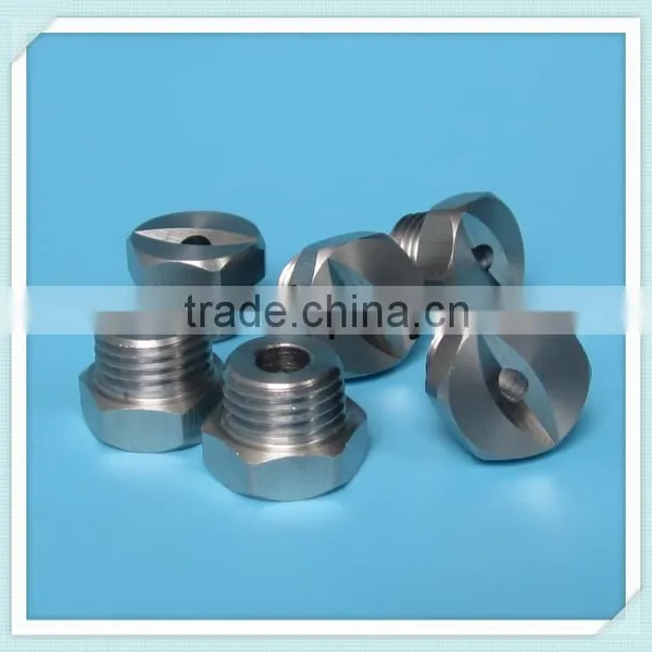 1/4",3/8",3/4" Stainless Steel or Brass Flat Fan Nozzle Nut photo-2