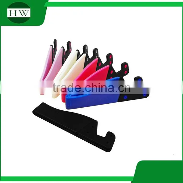 Wholesale Logo Printed Cheap Portable Plastic Smart Cell Mobile Phone Support Bracket Stand Holder photo-5
