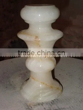 EXPORT QUALITY Modern Style ONYX CANDLE HOLDERS STANDS photo-2