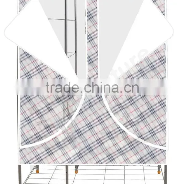 Metal Furniture Non-woven Folding Wardrobe photo-5