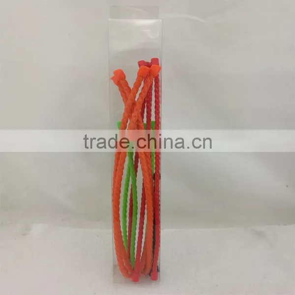 Silicone Cable Tie Reusable Rubber Ties Multifunctional Ties Magic Ties photo-3