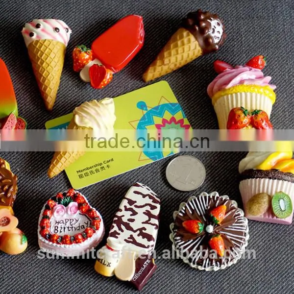 3d Kids Refrigerator Magnets Resin Sweet Ice Cream Magnet photo-2
