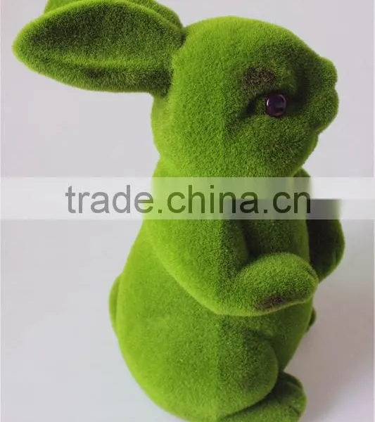 Home and Garden Easy Shopping Decorative 30cm Height Artificial Green Grass Moss Bunny Easter Rabbit E10 26T06 photo-6