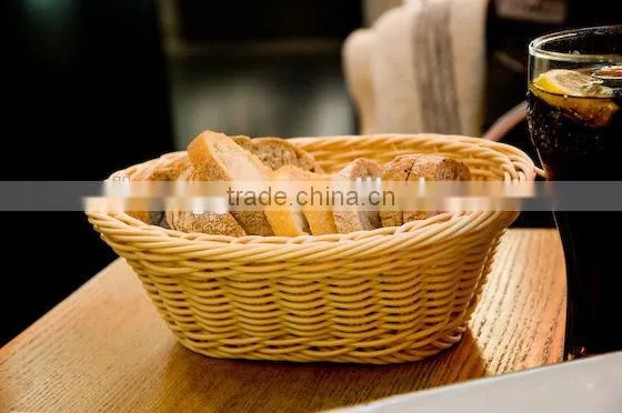 RH-YF28 High Quality Wholesale Handmade Rattan Bread Basket