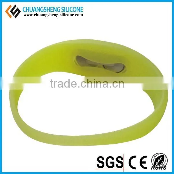 Shaking Sensing Led Light Silicon Bracelet, Led Silicon Bracelet photo-2