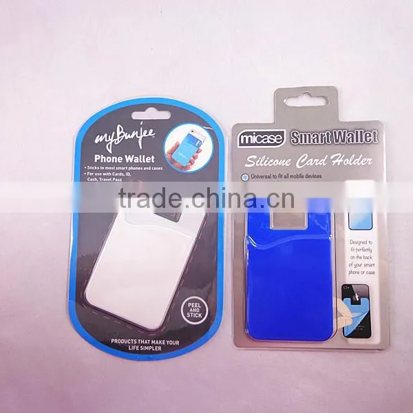 3M Sticker Silicone Smart Wallet for Cell Phone/mobile Phone Pouch photo-4
