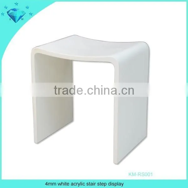 Customize 3mm Red Acrylic Step Shelf Display photo-2