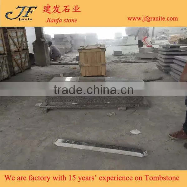 China Granite Monuments Granite Tombstone G664 Red Granite Headstone photo-5