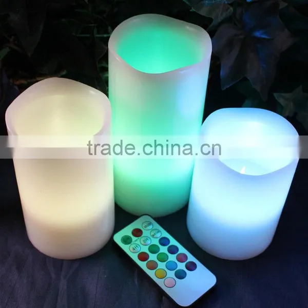Hight Quality Multi-color Battery Operated Led Frameless Candle Light With Remote 2016 photo-3