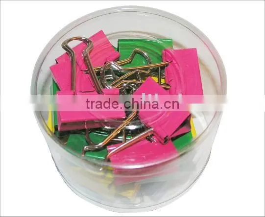 Item No: STA4100 24pcs Color Binder Clips Set