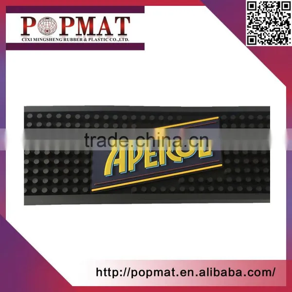 High Quality Durable 3D Logo Pvc Bar Mat Rubber Bar Mat photo-5
