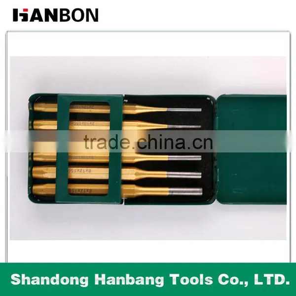 6 Pcs Golded Punch & Chisel Sets photo-2