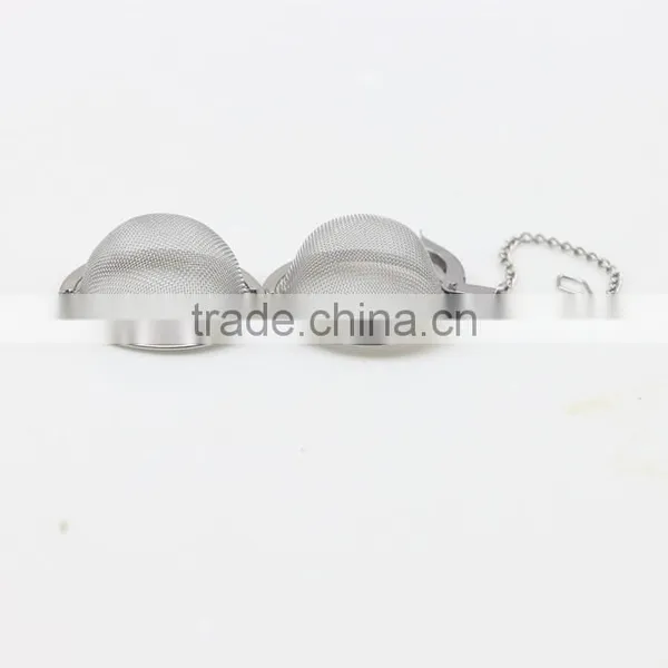 Silver Tone Mesh Tea Ball Infuser For Loose Tea Leaves photo-5