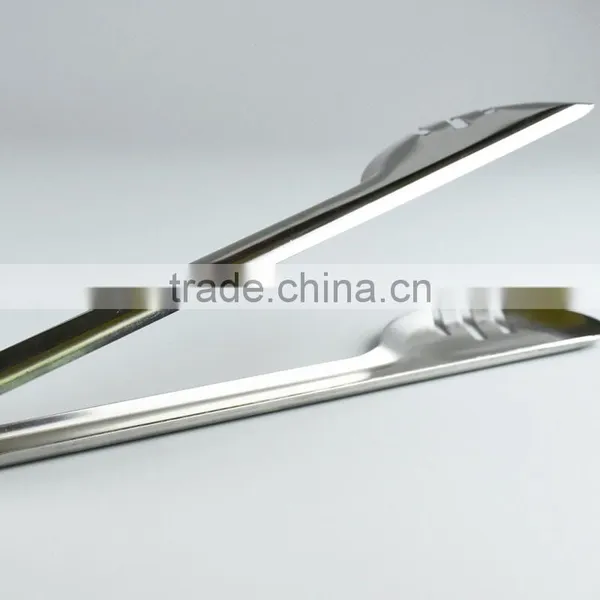 Stainless Steel Clamp BBQ Buffet Tong Salad Bread Catering Kitchen Serving Tongs photo-3