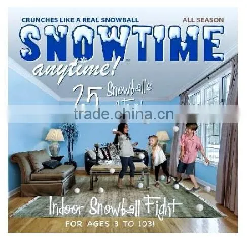 Youngs Indoor Snowball Fight Simulation Snowball Anytime Play Snowtime Snowballs Any Season, Christmas Indoor Snowball photo-5