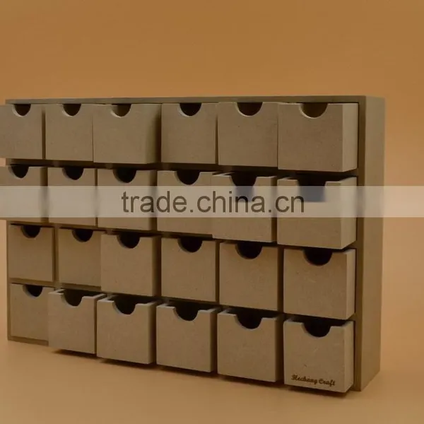 Christmas Calendar Box Wooden Storage Box photo-2