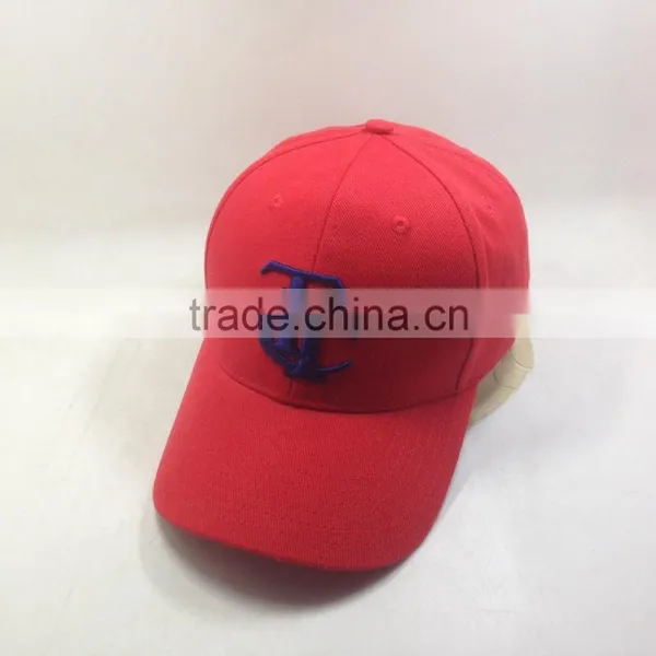 Red Elastic Band Flexfit Caps With 3D Embroidery Sport Hats photo-3